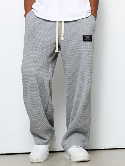 Lorenzo™ | Pantalones anchos con textura de nido de abeja