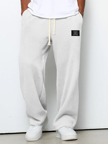 Lorenzo™ | Pantalones anchos con textura de nido de abeja