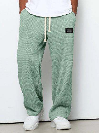 Lorenzo™ | Pantalones anchos con textura de nido de abeja