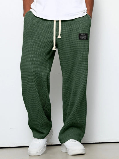 Lorenzo™ | Pantalones anchos con textura de nido de abeja