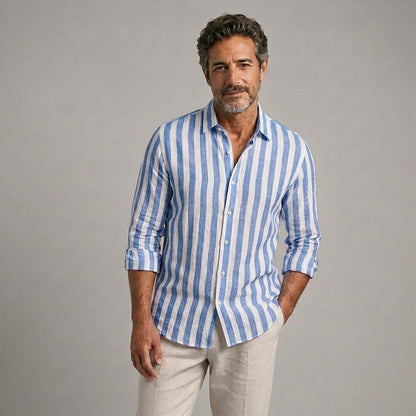 Mateo | Camisa ligera de rayas para verano
