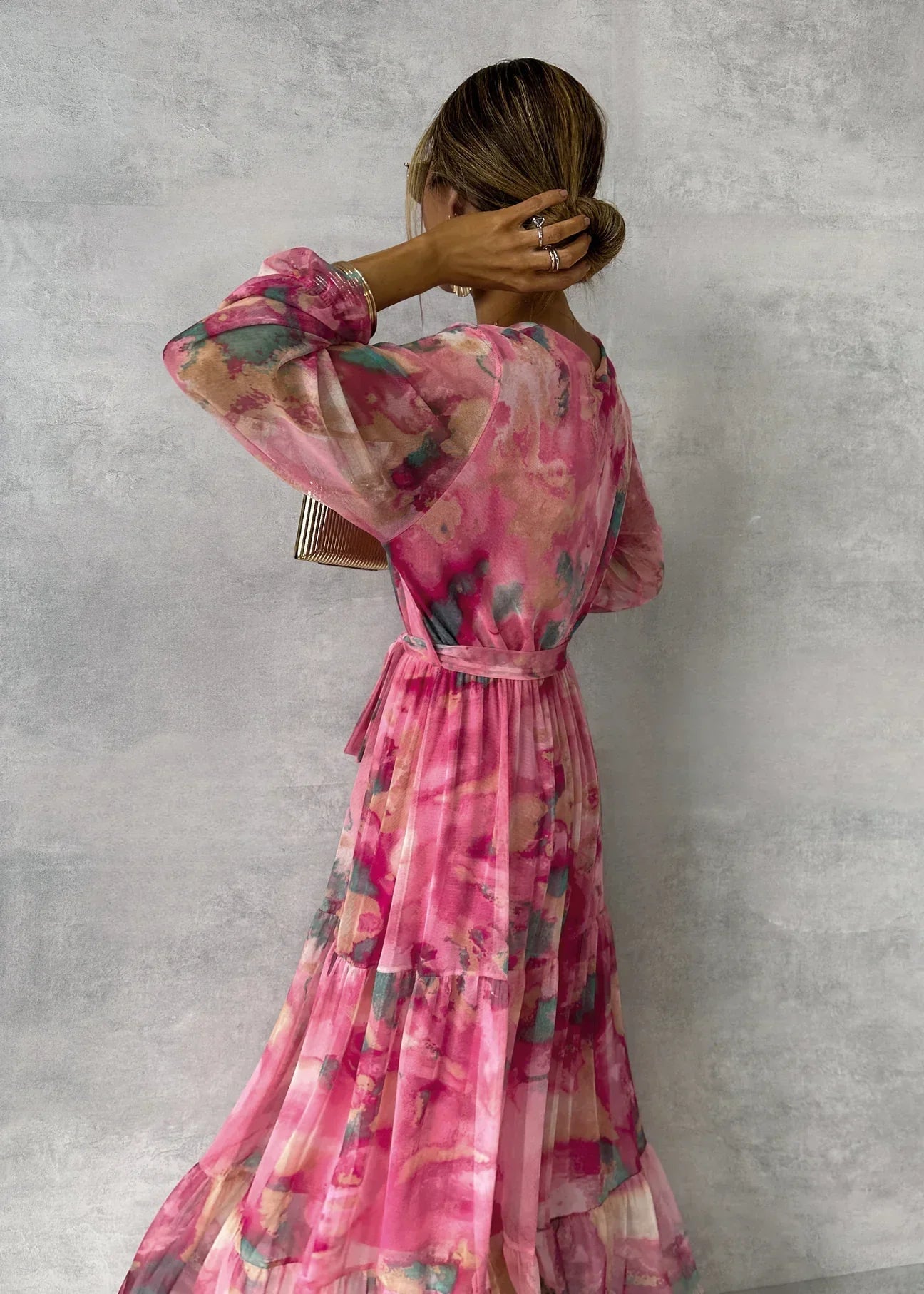 Helena™ | Vestido cruzado con estampado floral