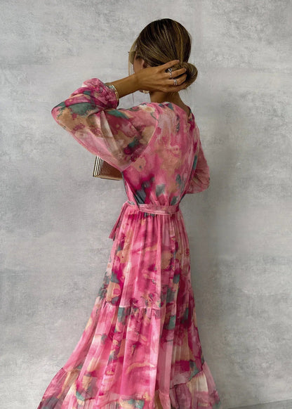 Helena™ | Vestido cruzado con estampado floral