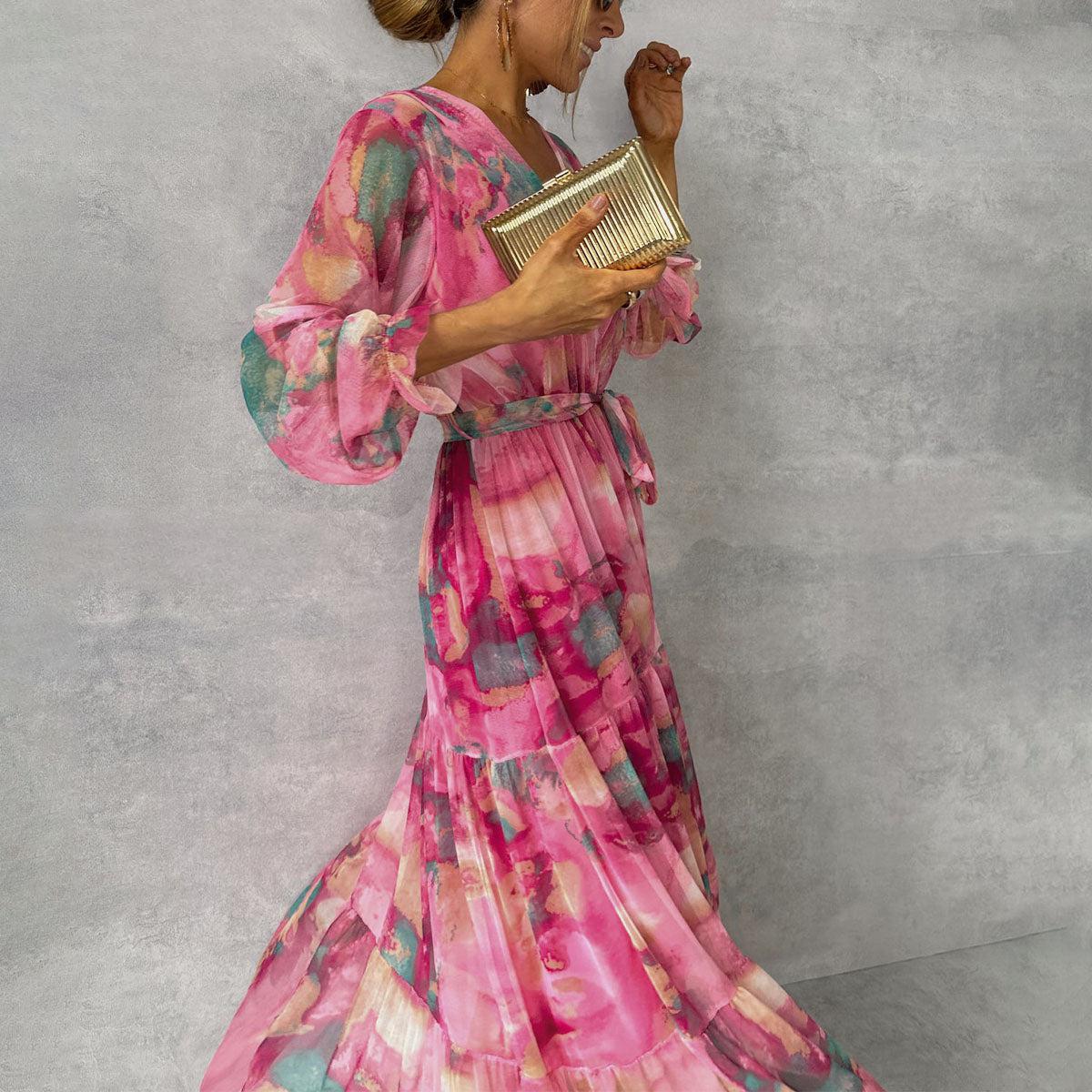 Helena™ | Vestido cruzado con estampado floral