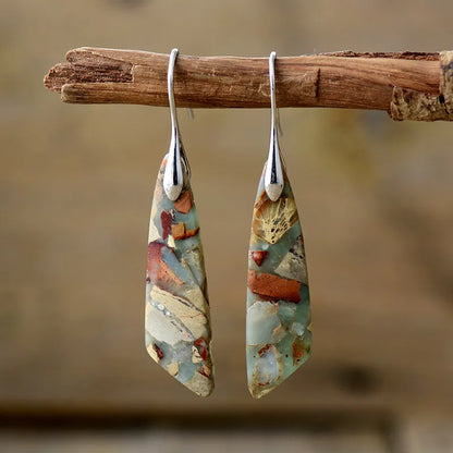 Carmen™ | Pendientes vintage de piedra natural