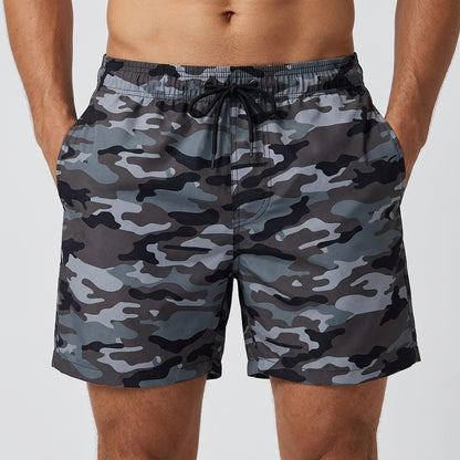 Bañador corto estampado para hombre | 1+1 GRATIS