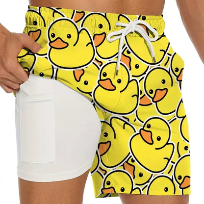 Mateo™ — Bañador 2 en 1 tropical | 1+1 GRATIS
