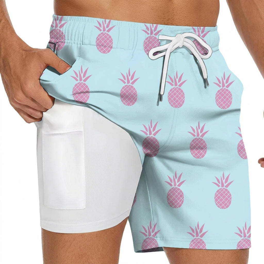 Mateo™ — Bañador 2 en 1 tropical | 1+1 GRATIS