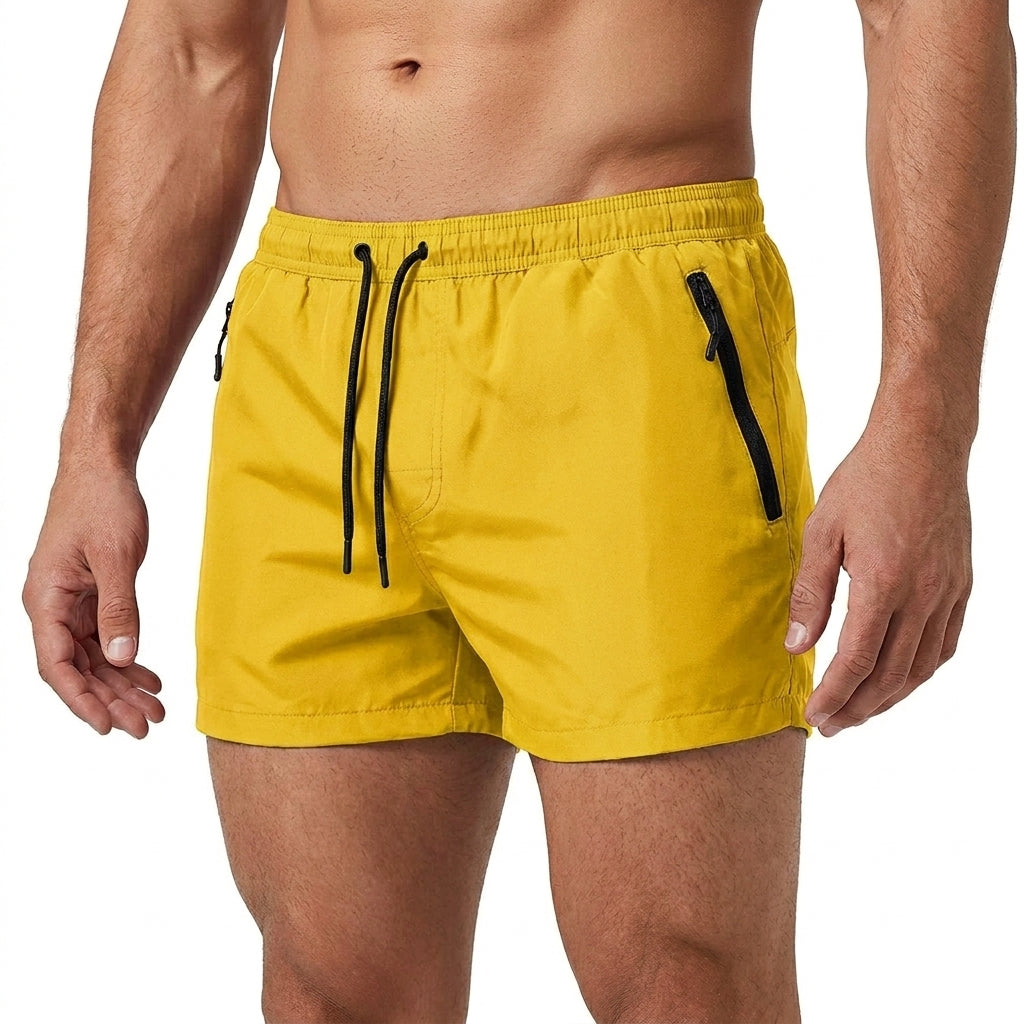 Martín™ — Bañador corto amarillo | 1+1 GRATIS
