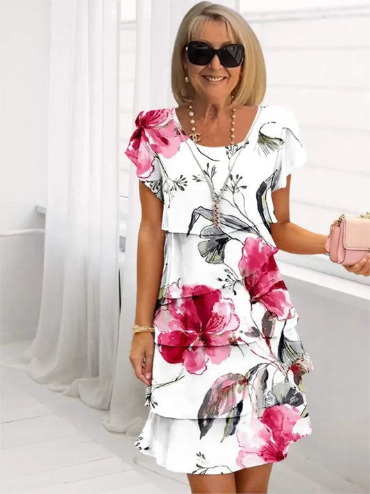 Cintia | Vestido elegante y cómodo con volantes