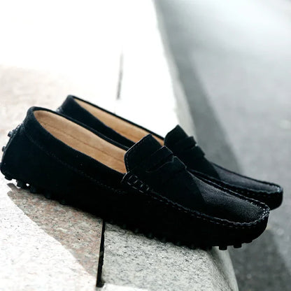 Mocasines casuales de ante