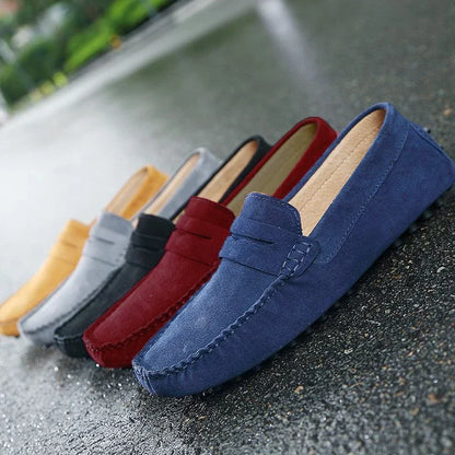 Mocasines casuales de ante