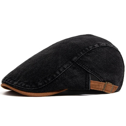 Tito™ | Gorra plana de denim premium: estilo atemporal y comodidad para el día a día.