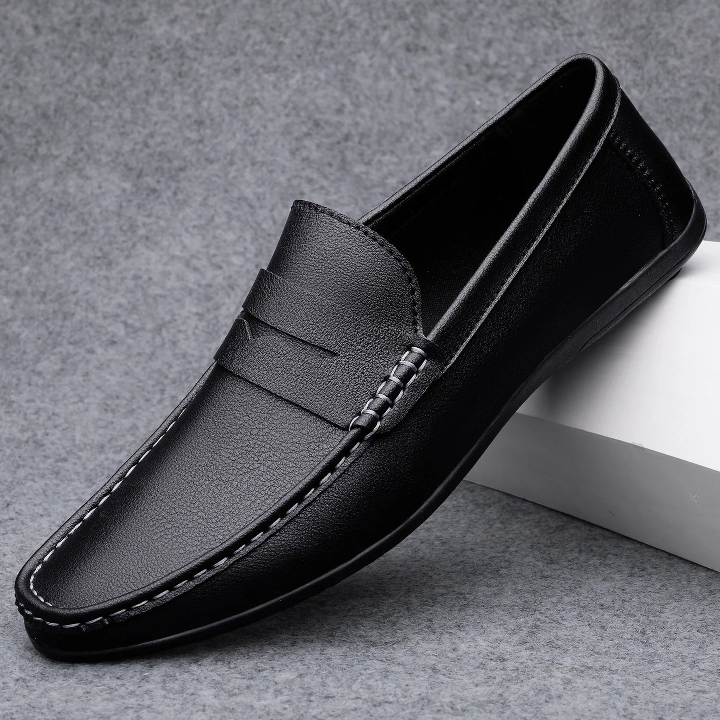Mocasines clásicos de piel italiana