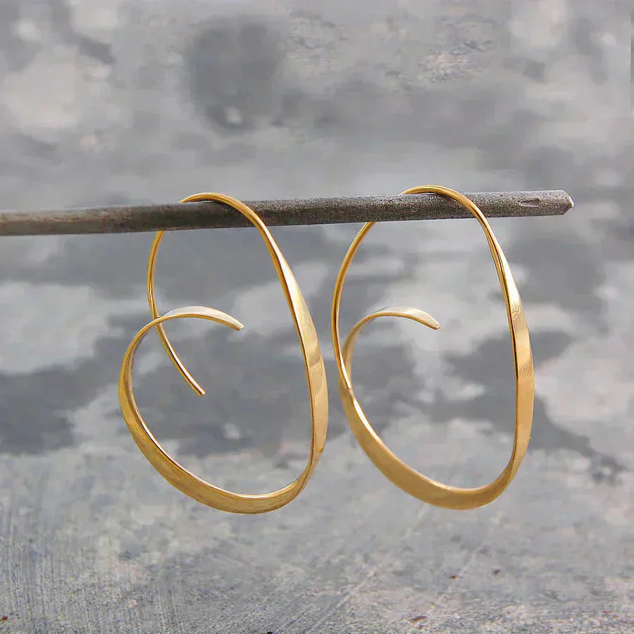 Espiral™ | Pendientes delicados en espiral