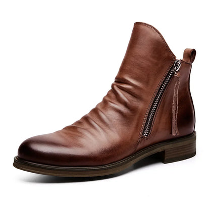 Botines Chelsea de piel