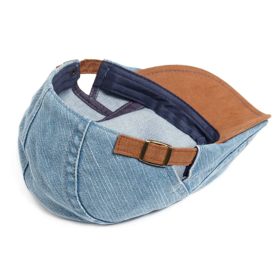 Tito™ | Gorra plana de denim premium: estilo atemporal y comodidad para el día a día.