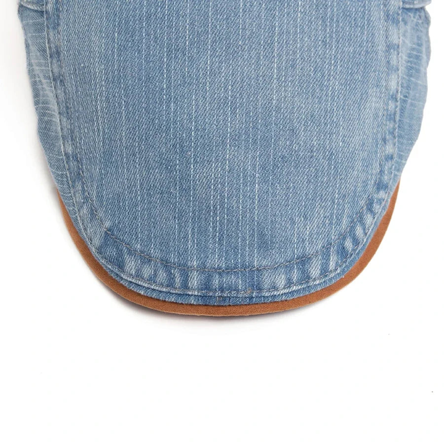 Tito™ | Gorra plana de denim premium: estilo atemporal y comodidad para el día a día.