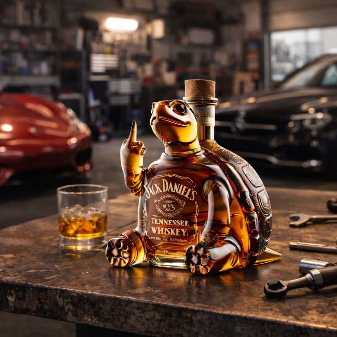 Botella de whisky - Edición Tortuga