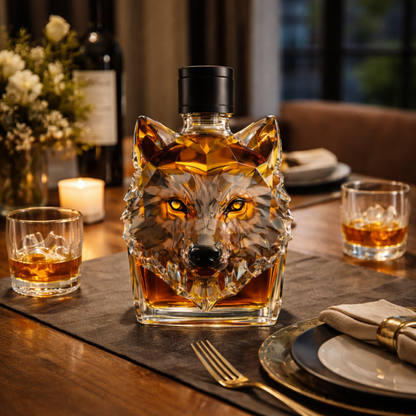Botella de whisky - Edición Lobo
