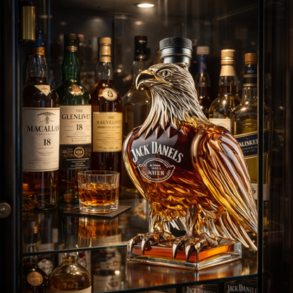 Botella de whisky - Edición Águila