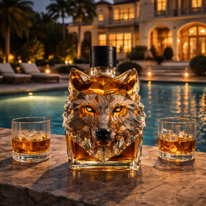 Botella de whisky - Edición Lobo