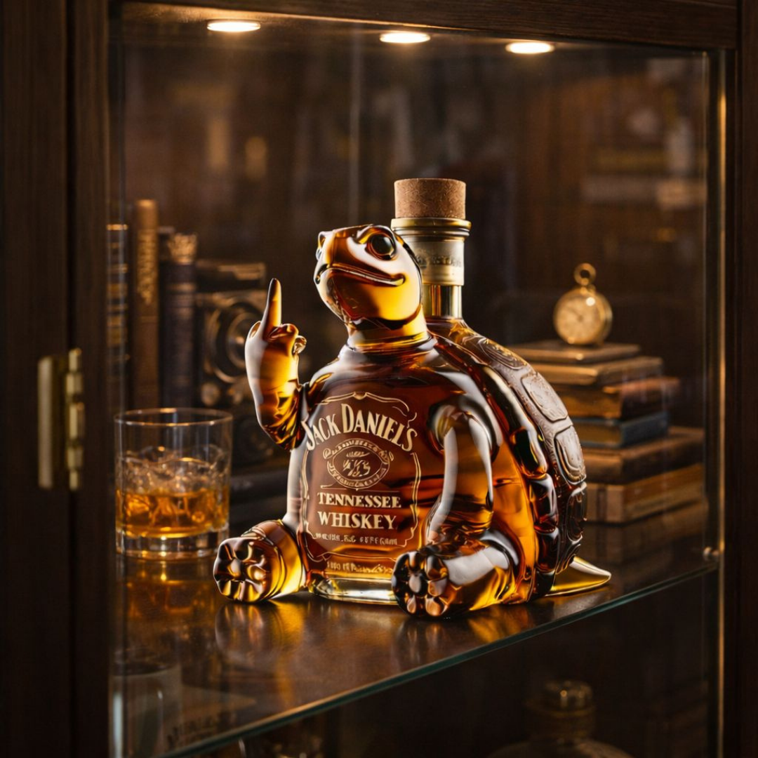 Botella de whisky - Edición Tortuga