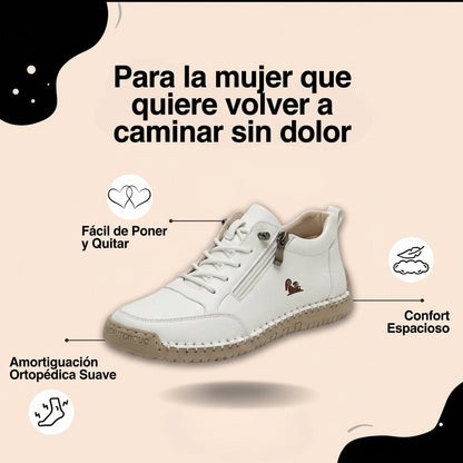 Mila | Zapatillas ortopédicas cómodas con cremallera