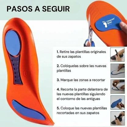 Par de plantillas ortopédicas