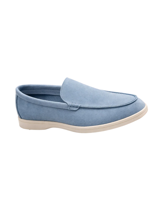 Elegantes mocasines de ante