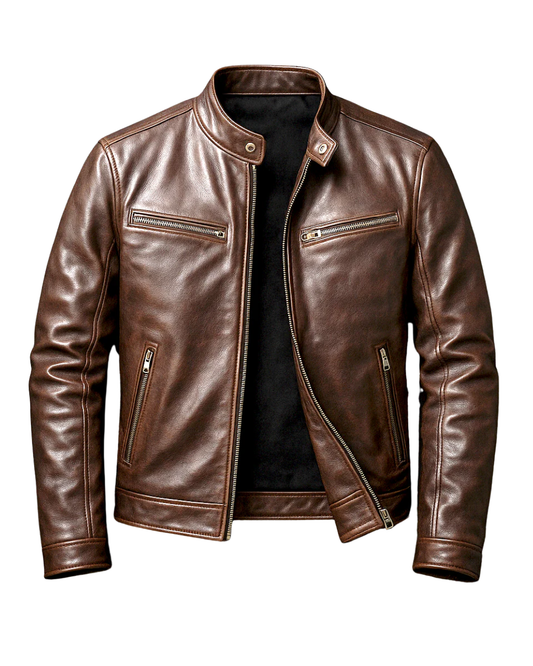 Chaqueta de cuero vintage