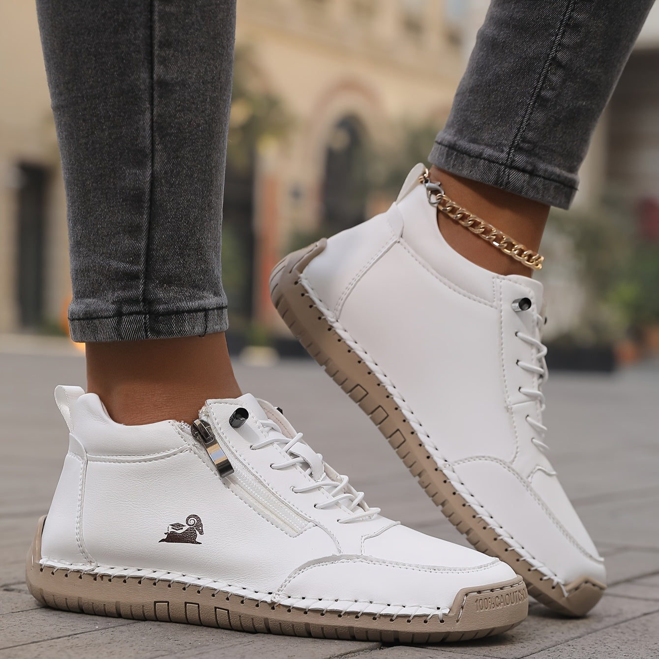 Mila | Zapatillas ortopédicas cómodas con cremallera