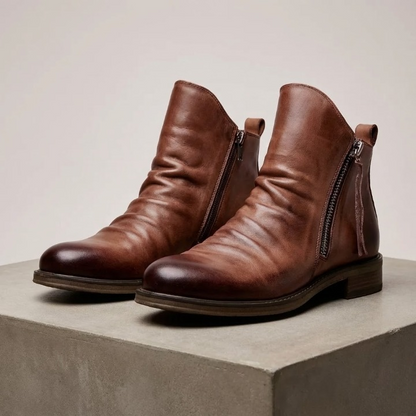 Botines Chelsea de piel