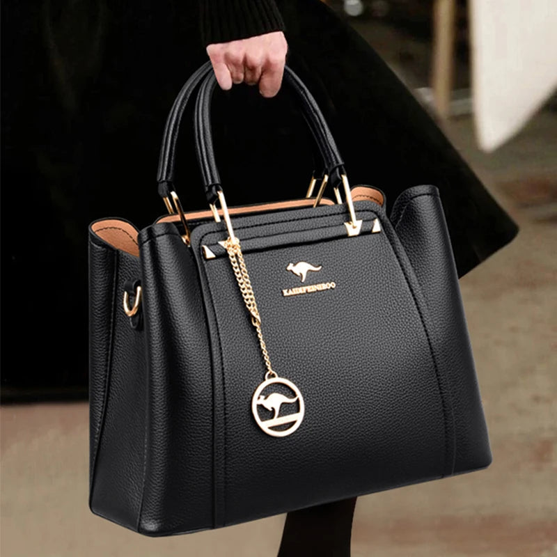 Muse™ | Zachte Leren Schoudertas voor Dames