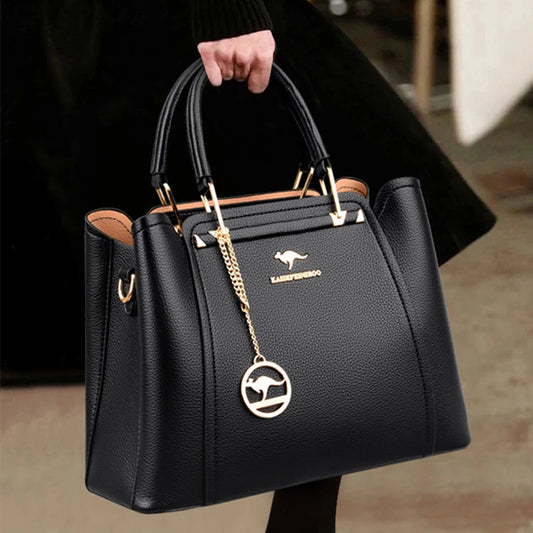Muse™ | Zachte Leren Schoudertas voor Dames