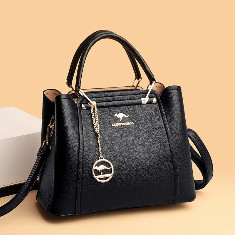 Muse™ | Zachte Leren Schoudertas voor Dames