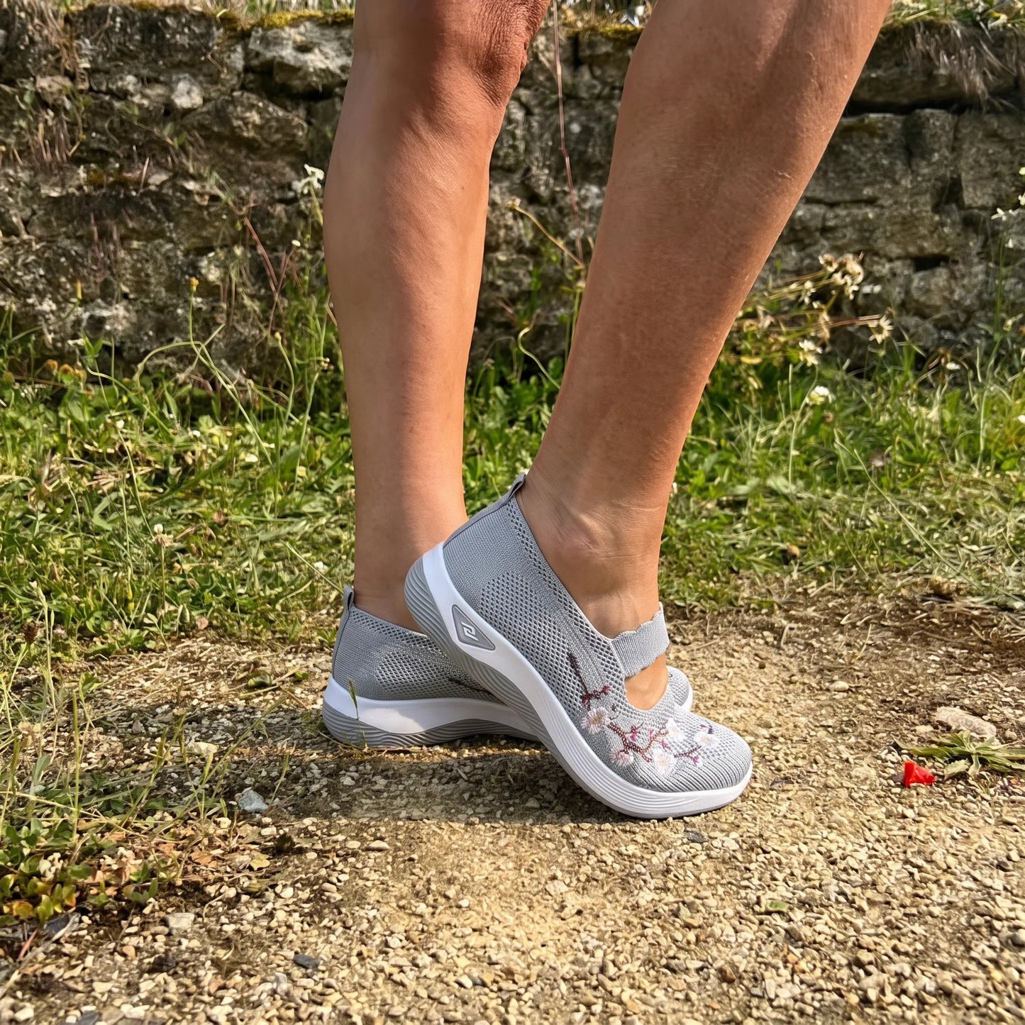 Flora™ | Zapatillas florales con comodidad ortopédica