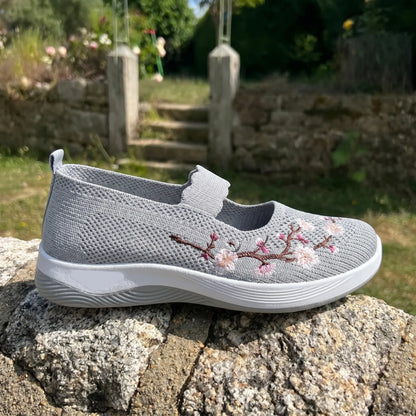 Flora™ | Zapatillas florales con comodidad ortopédica