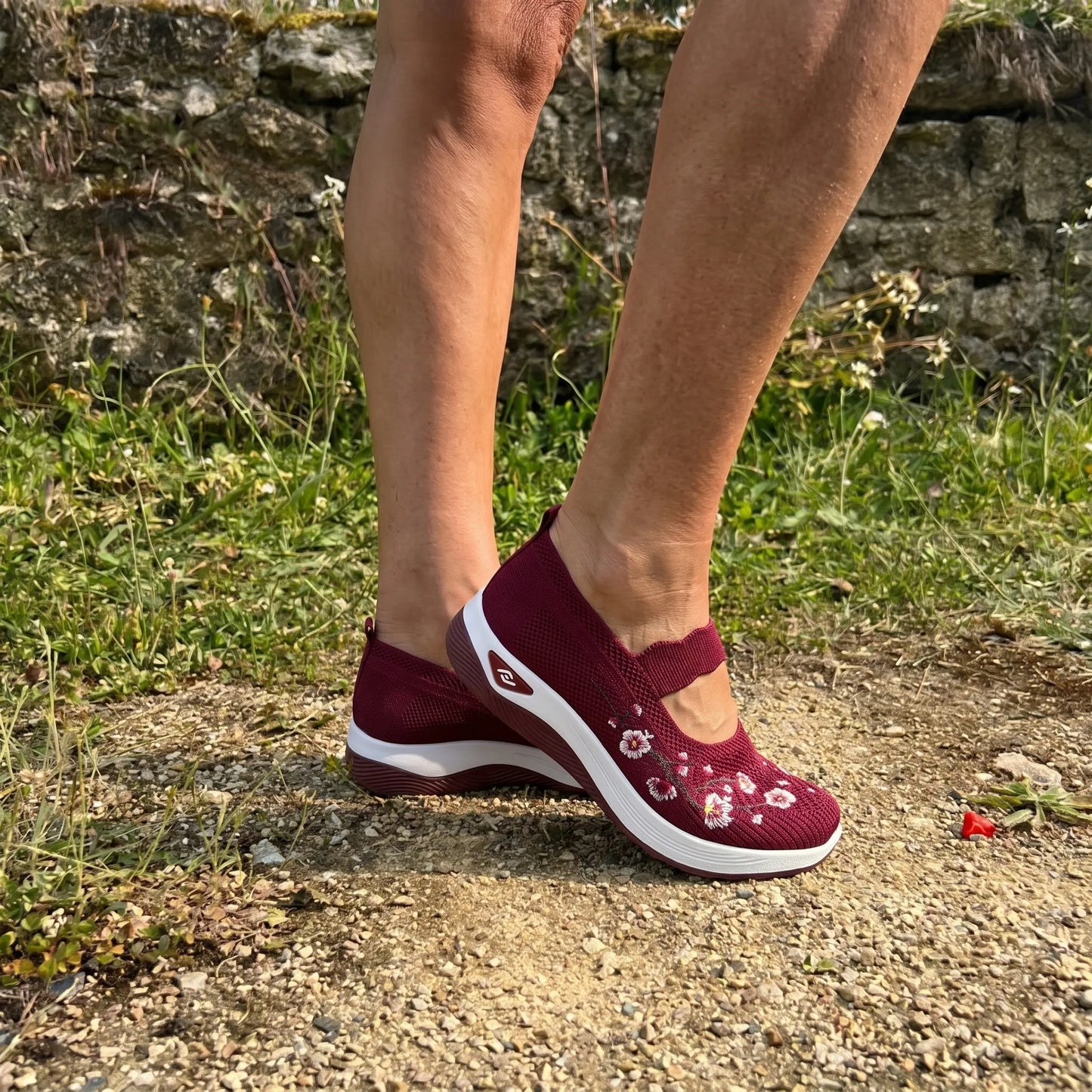 Flora™ | Zapatillas florales con comodidad ortopédica