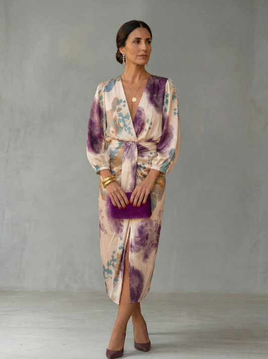 Violeta™ | Vestido satinado elegante