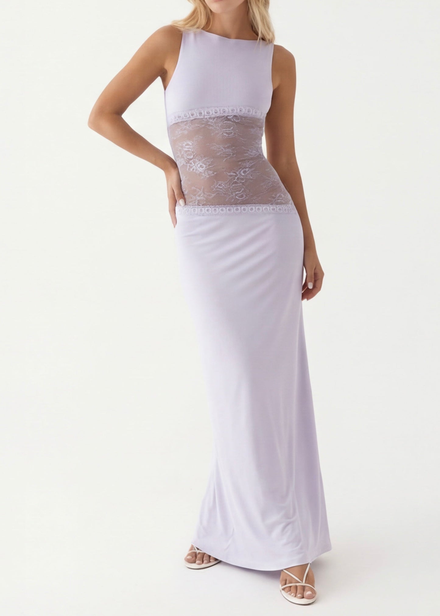 Aria | Vestido maxi con encaje