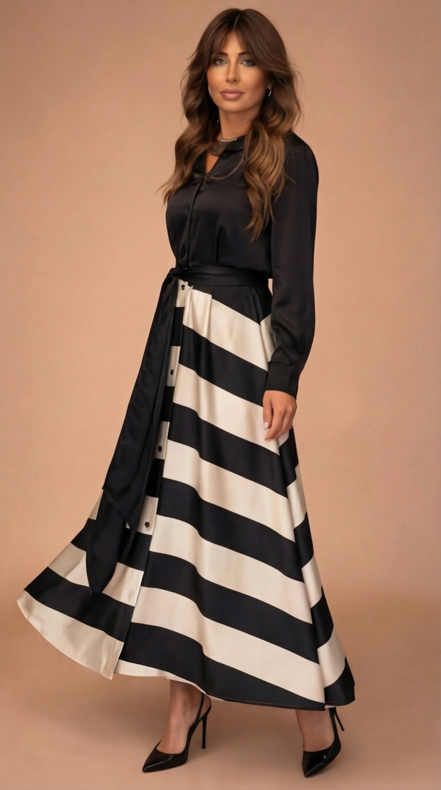 Vestido Rioja - Elegante con lazo