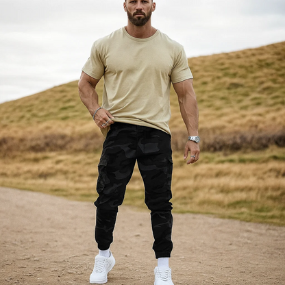 Pantalones de camuflaje de alta calidad para hombre.