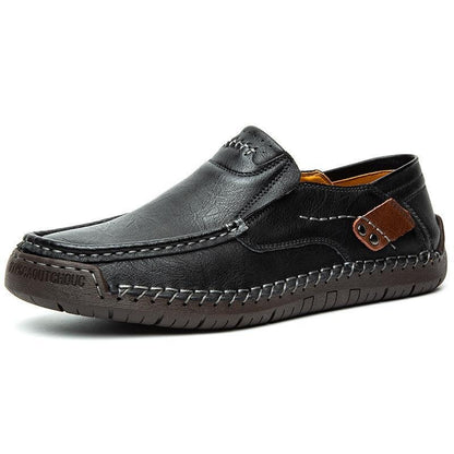 Piel de becerro transpirable. Zapatos de piel clásicos y cómodos para hombre