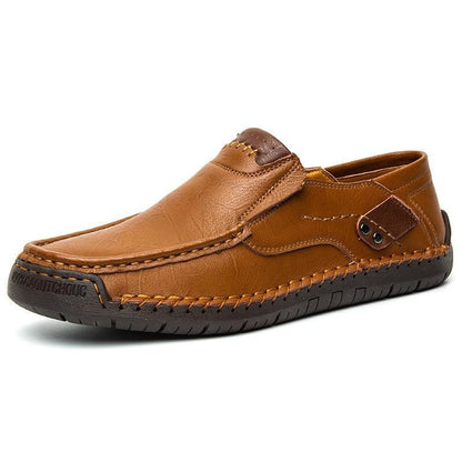 Piel de becerro transpirable. Zapatos de piel clásicos y cómodos para hombre