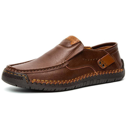 Piel de becerro transpirable. Zapatos de piel clásicos y cómodos para hombre