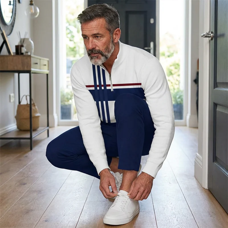 Conjunto de jersey y pantalón para hombre