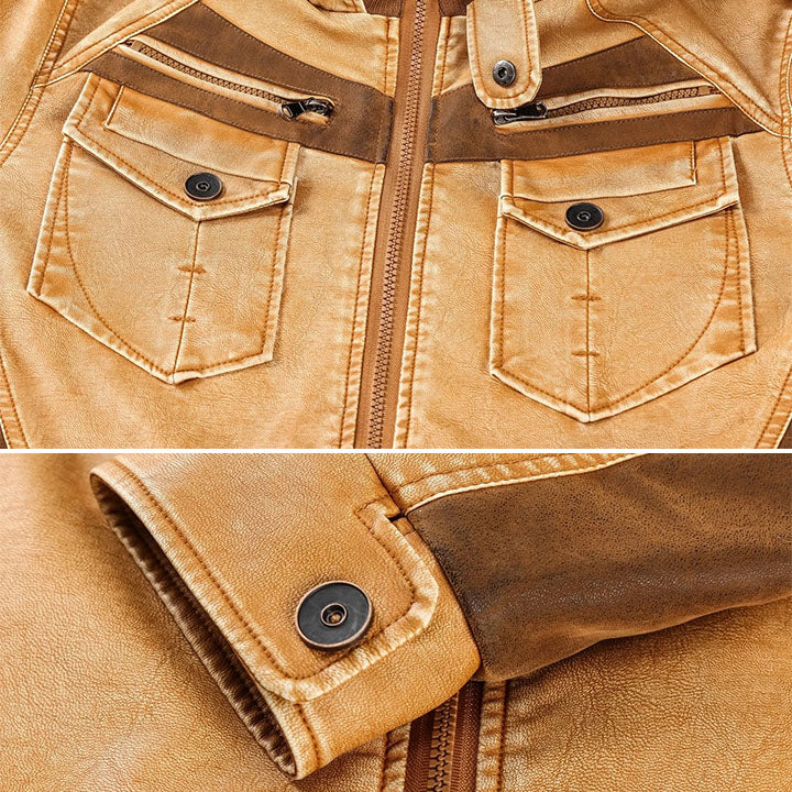 Chaqueta de cuero vintage