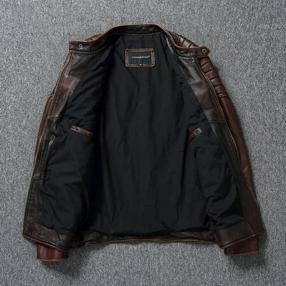 Chaqueta de cuero vintage