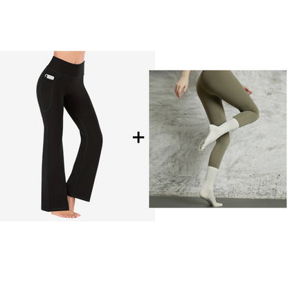 🔥Ultra Sculpt Leggings mit hoher Taille und Bauchweg-Effekt